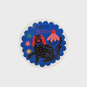 Studio Soph Ceramic Coaster - Thristy B***h