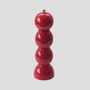 Kitchen: Pebble Pepper Grinder - Red
