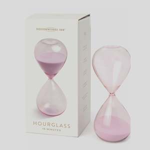 Homewares: Hourglass - 15min Lilac