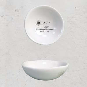 Homewares: Porcelain Bowl Small - Lovely You