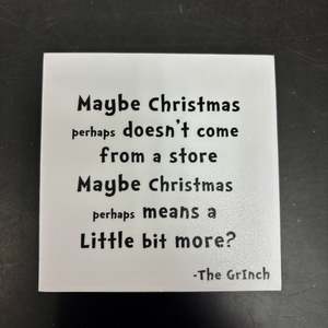 Dr Seuss Word Block - Maybe Christmas