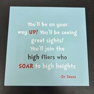 Dr Seuss Word Block - Soar