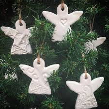 Homewares: Hanging Ceramic Angel