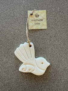 Homewares: Hanging Ceramic Piwakawaka