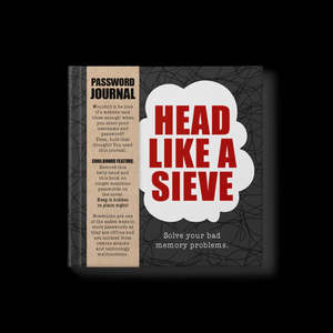 Head Like A Sieve - Password Journal