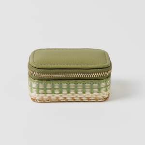 Stella And Gemma Jewellery: Jewellery Box Khaki Rectangle