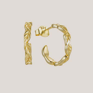 Cloud Nine Jewellery: Connected Hoops - Gold