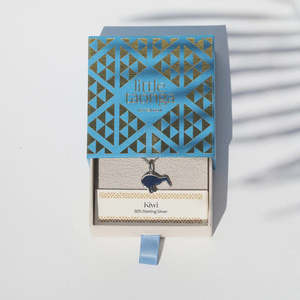 Little Taonga: Kiwi Necklace - Sterling Silver