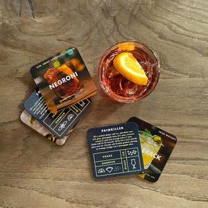 Mixologist - Cocktail Recipe Coasters