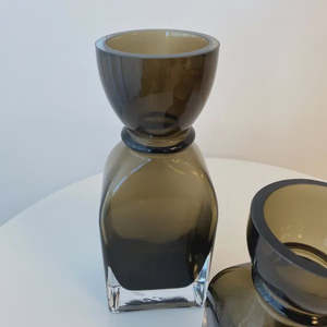 Vases Planters And Pots: Fleur Round Neck Glass Vase