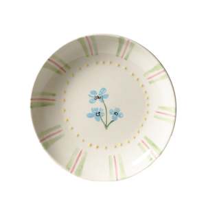Kitchen: June's Garden Side Plate - Forget Me Not