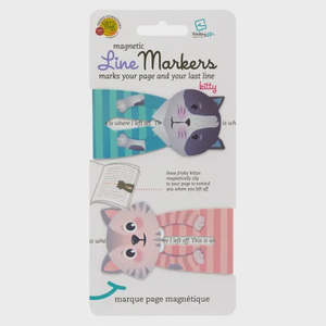 Gifts Under 20: Magnetic Line Markers - Kitty