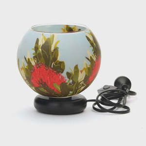 Lamps: Glass Lamp, Pohutukawa Blush