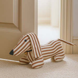 Stripy Dachy Dog Doorstop