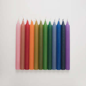Coloured Taper Candle