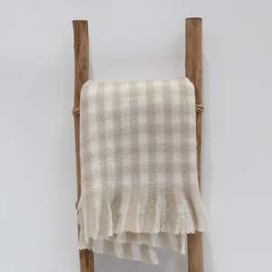 Gingham Throw