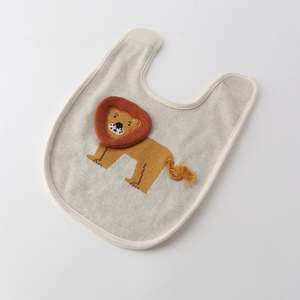 Cotton Bib - 3D Lion