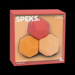 Novelty: Odds Silicone Covered Fidget Magnets (Set of 3)