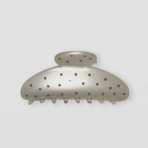 S + G Claw Clip - Pearl Dots