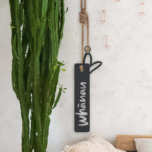 Lisa Sarah Steel Art: Hanging Whanau Heart - steel wall art