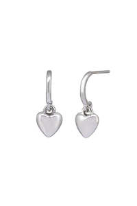 Silver Cordelia Huggies