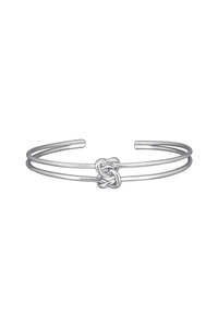 Tiger Tree: Silver Double Knot Bangle