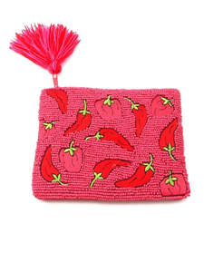 Tiger Tree: Chilli Beaded Purse