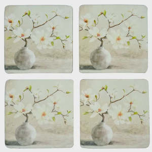 Kitchen: Bud Omens Resin Coasters