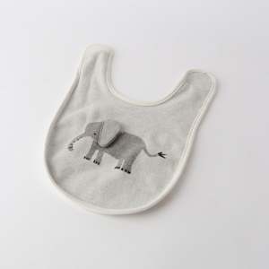 Baby: Cotton Bib - Elephant