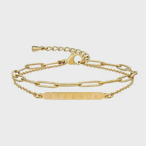 Little Taonga: Ataahua Double Chain Bracelet