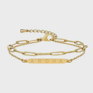Aroha Double Chain Bracelet