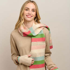 Pink Coachella Scarf