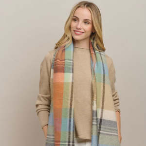 Tiger Tree: Blue Piccadilly Scarf