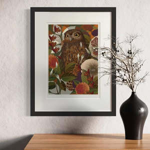 Autumnul Ruru Boutique Print - A3