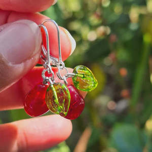 Pomegranate Seed Earrings