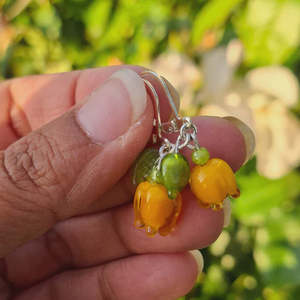 Rainey Design: Mini GlassTiny Bud Earrings