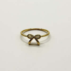 Bow Gold Ring