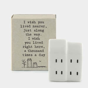 Matchbox Porcelain House - Wish You Lived