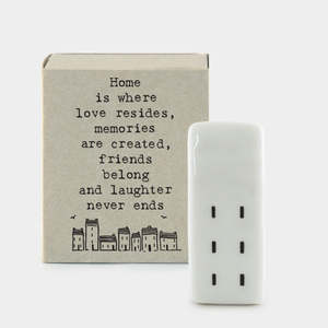 Matchbox Porcelain House - Home is where
