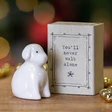 Homewares: Matchbox Porcelain Dog