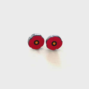 Jhd Designs: Mini Poppy Rimu Studs