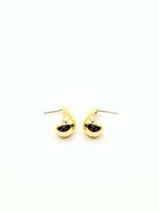 Gold Water Drop Earrings