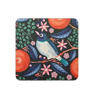 Catherine Marion Waxeye and Mandarin Coaster