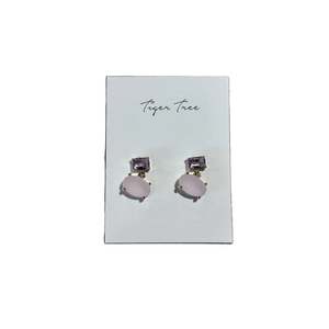 Pink Crystal Earrings