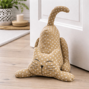 Spotty Cat Doorstop