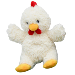 Curly Chicken Soft Toy