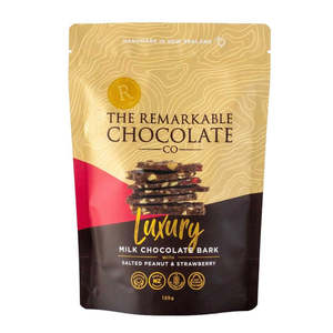 Salted Peanut & Strawberry | Luxury Bark