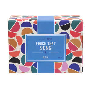 Finish That Song Trivia Game