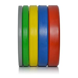 Olympic Plates: 150KG Colour Bumper Plate Set