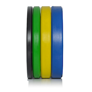 Olympic Plates: 100KG Colour Bumper Plate Set